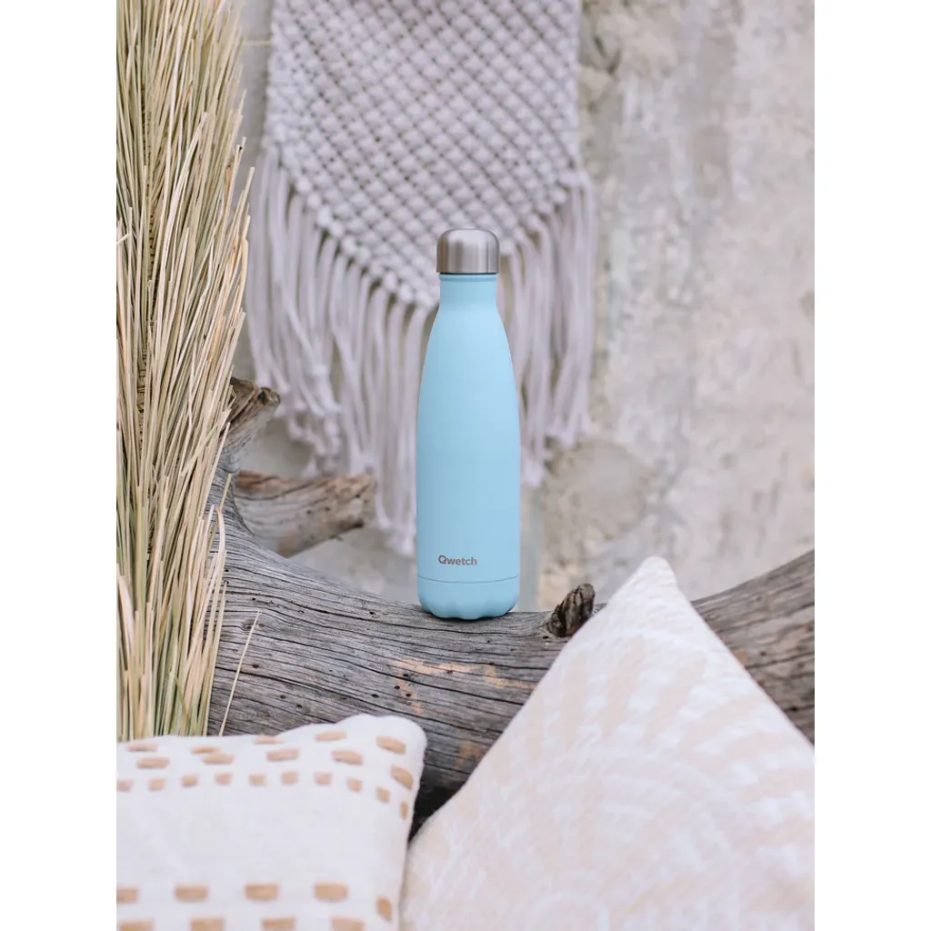 Bouteille isotherme bleu pastel 500 ml - Visuel 3